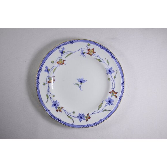 Vintage SET of 7 Royal Crown Derby cake plates, salad plates 1921 - 1940 white - Picture 2 of 10